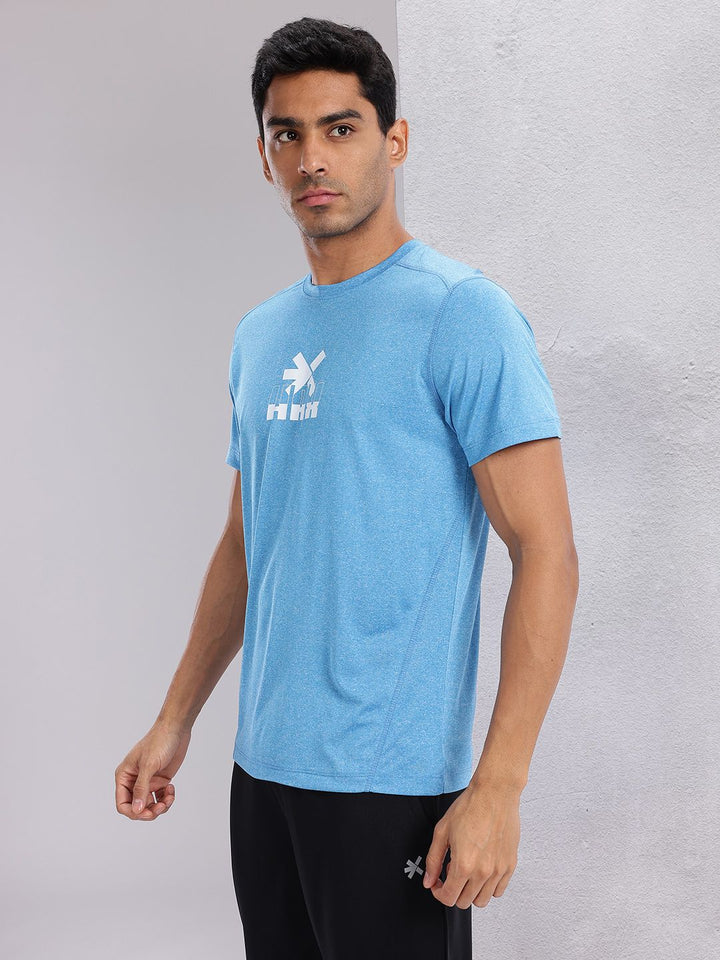 HRX by Hrithik Roshan Men Brand Logo Printed Rapid-Dry Training T-shirt