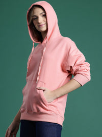 DressBerry Women Printed Hooded Sweatshirt
