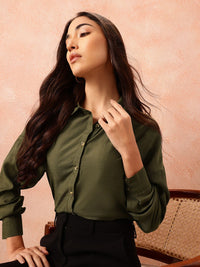 all about you Drop-Shoulder Sleeves Regular Fit Casual Shirt