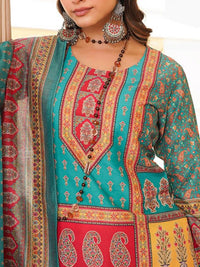 KALINI Women Ethnic Motifs Printed Kurta with Trousers & With Dupatta