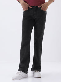 Urbano Fashion Men Mid Rise Light Fade Stretchable Bootcut Jeans