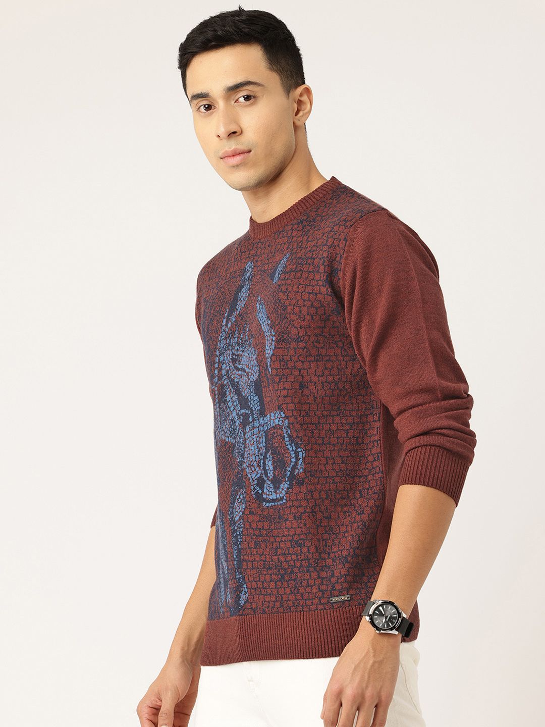 Monte Carlo Self Design Woollen Pullover