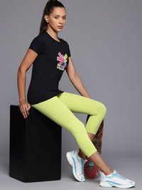 HRX by Hrithik Roshan Women Brand Logo Printed Slim Fit T-shirt