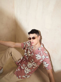 DENNISON Smart Block Printed Oversized Casual Shirt