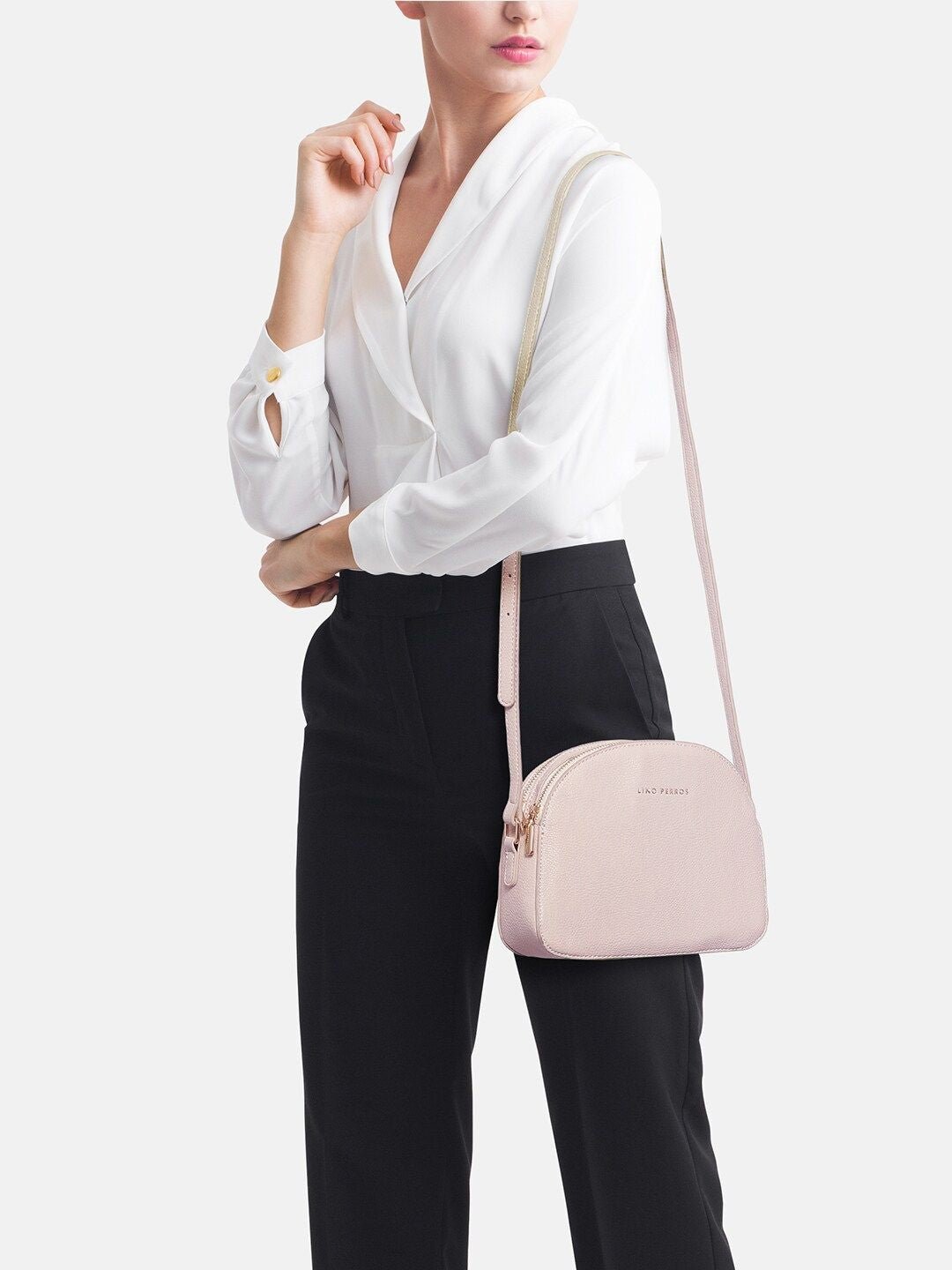 Lino Perros Off-White Solid Sling Bag