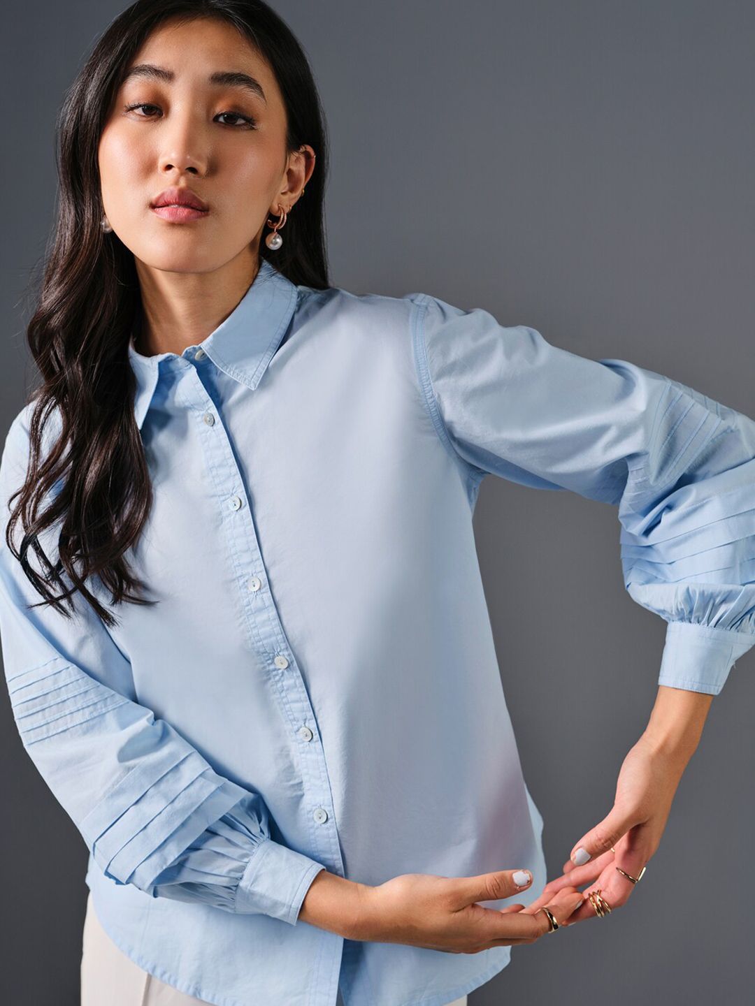 AND Cotton Shirt Style Top