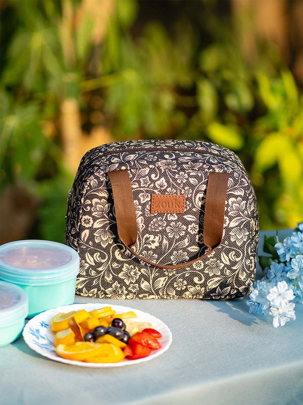 ZOUK Women Printed Insulated Lunch Bag