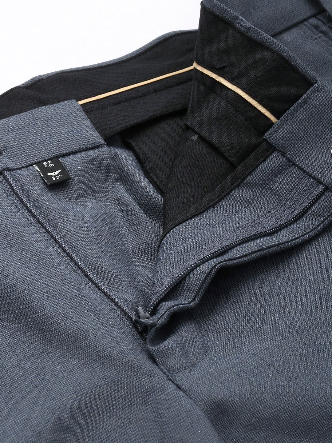 Park Avenue Men Smart Fit Low-Rise Formal Trousers
