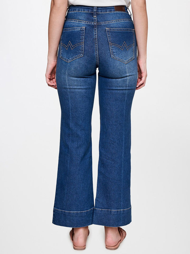 AND Women High-Rise Light Fade Bootcut Jeans