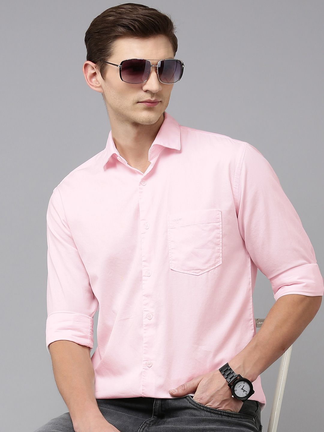Park Avenue Men Pure Cotton Slim Fit Casual Shirt