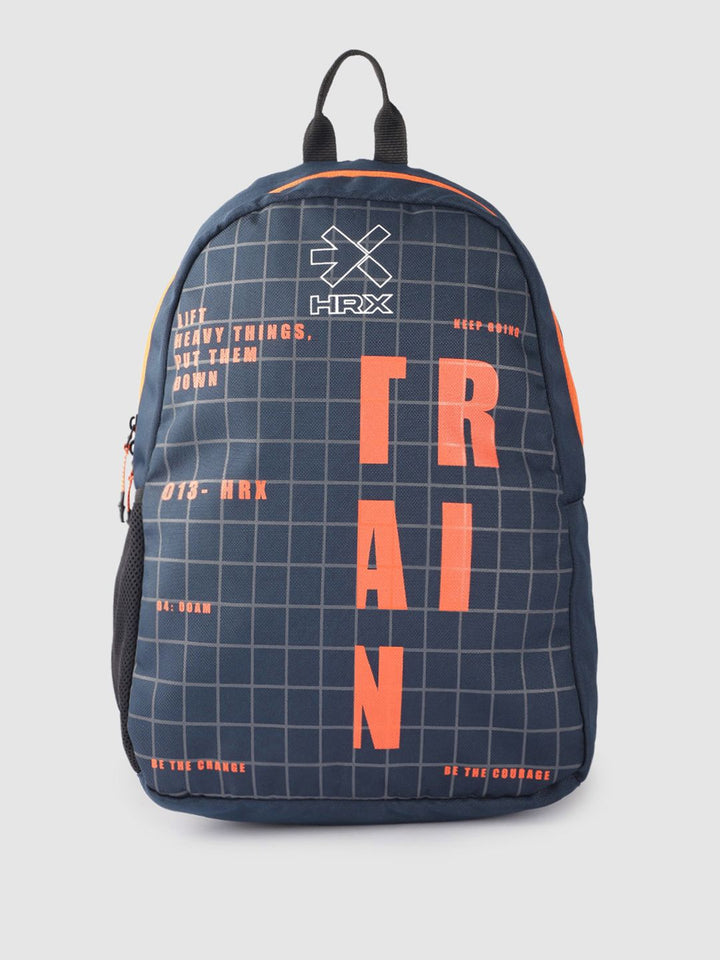 HRX by Hrithik Roshan Unisex Typography Printed Backpack - 15 inch