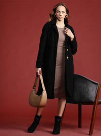 all about you Overcoat with Sherpa Detail