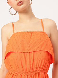 DressBerry Sunny Side-Up Dobby Weave Strappy Playsuit
