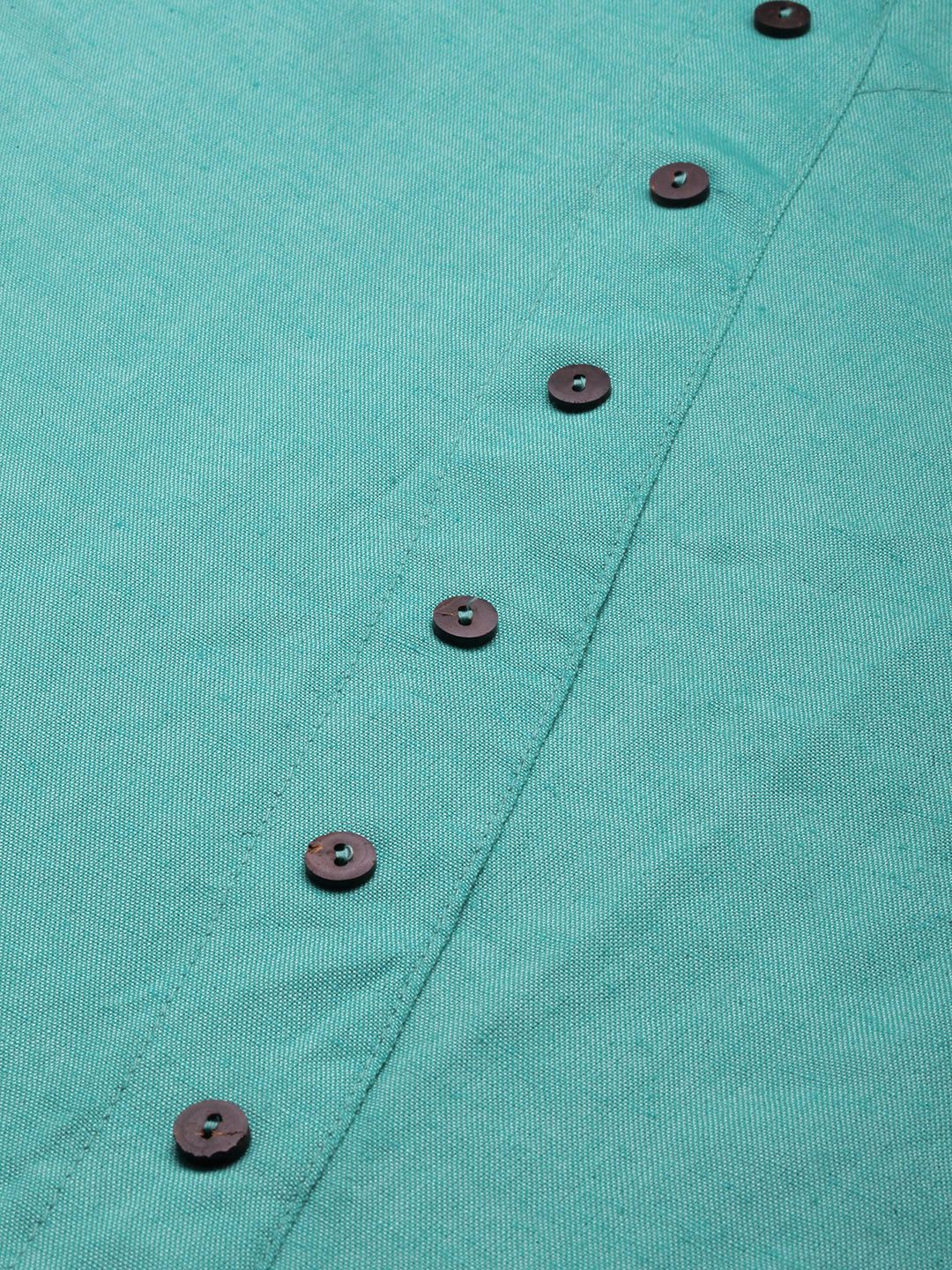 Global Desi Sea Green Asymmetric Tunic