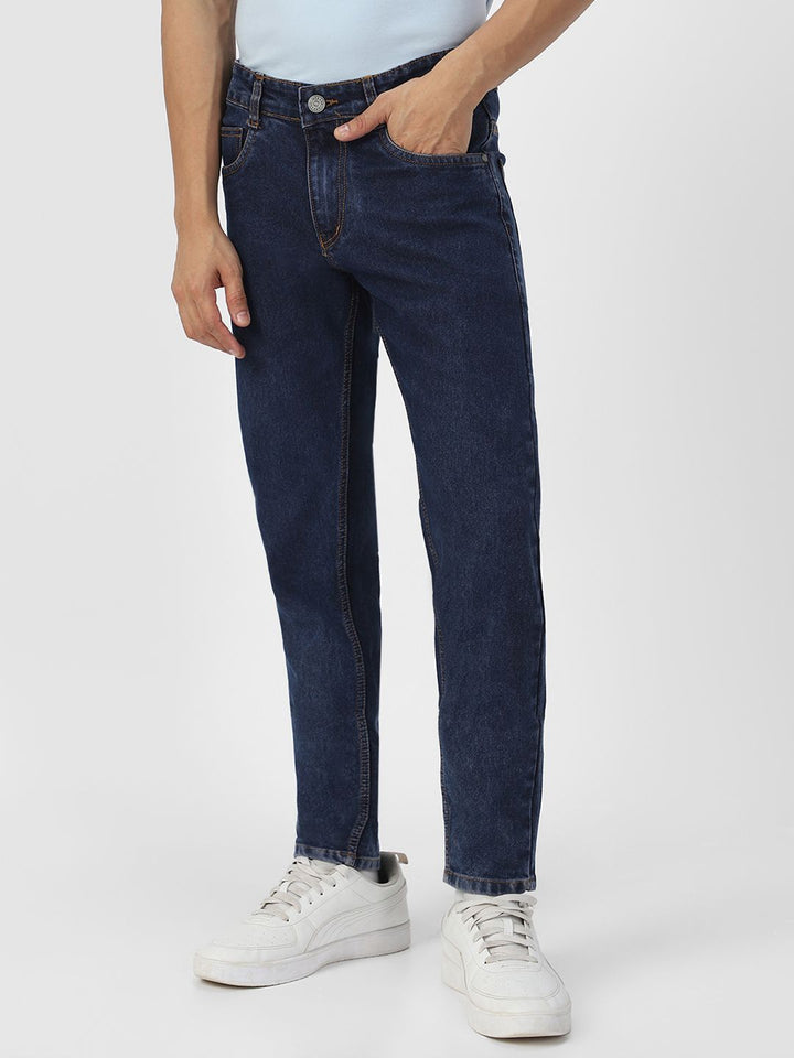 Urbano Fashion Men Heavy Fade Stretchable Jeans