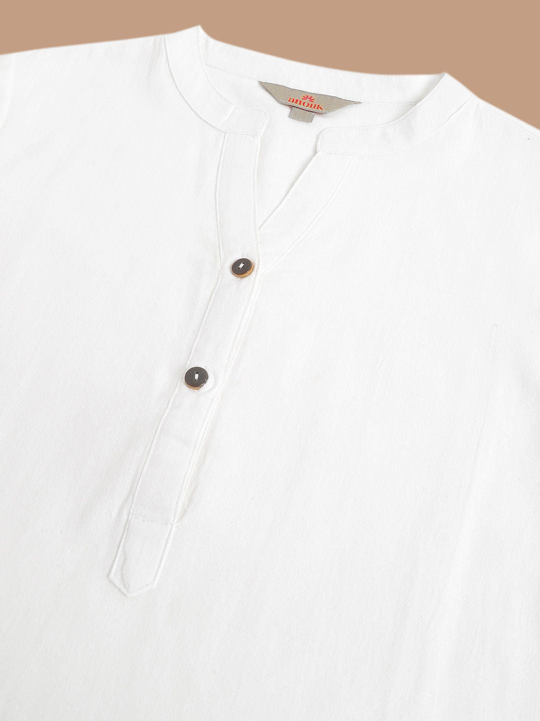 Anouk V-Neck Pure Cotton Short Kurti