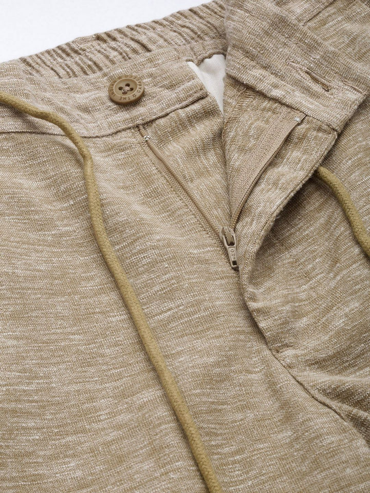 The Indian Garage Co Men Slim Fit Joggers Trousers
