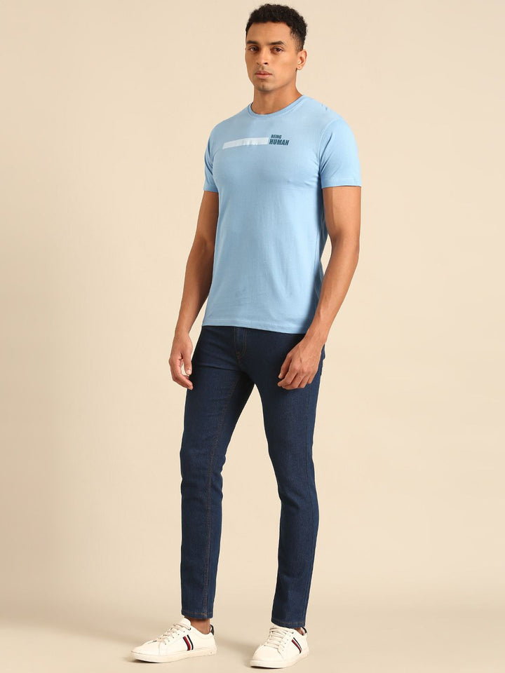 Being Human Pure Cotton T-shirt with Minimal Print