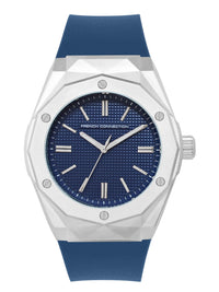 French Connection Men Textured Dial & Straps Analogue Watch FCP47UL-S