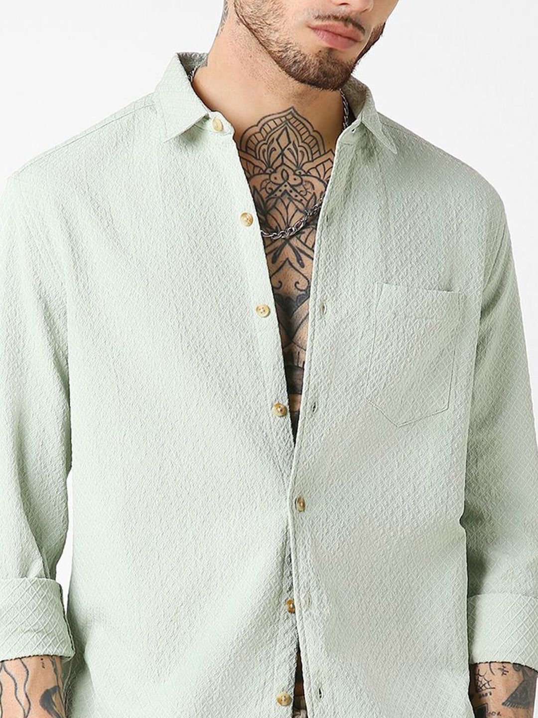 VASTRADO Men Classic Slim Fit Casual Shirt