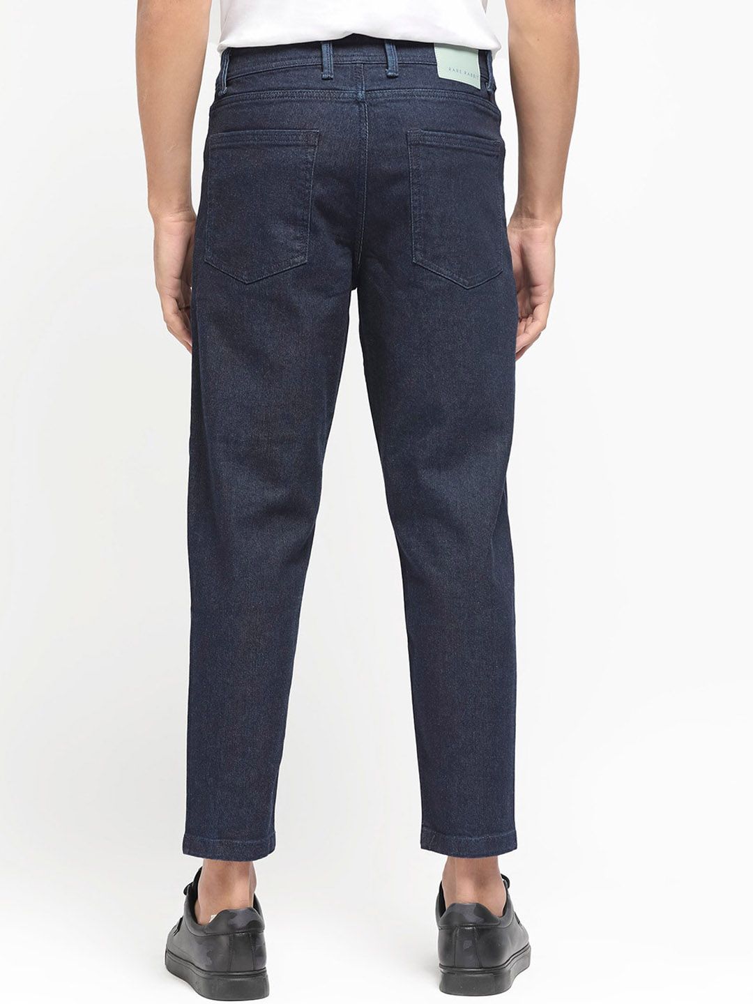RARE RABBIT Men Sam Carrot Fit Mid-Rise Cotton Jeans