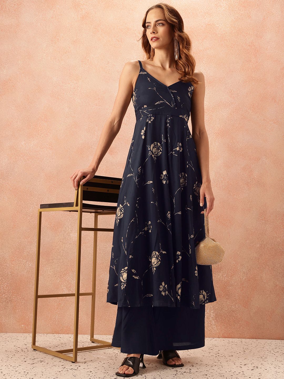 all about you Floral Printed Kurta & Palazzos