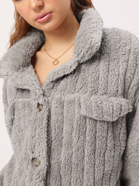 DressBerry Snug Chic Faux-Fur Jacket