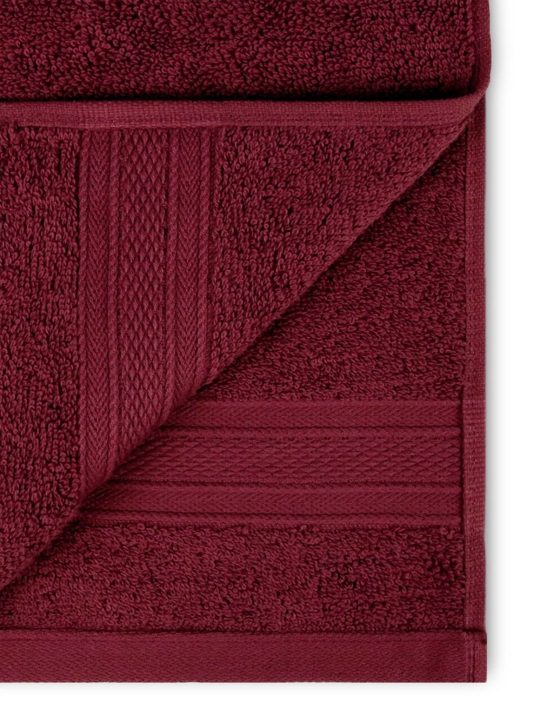 MYTRIDENT Maroon 6 Pieces Cotton Soft Comfort 500 GSM Reversible Face Towel