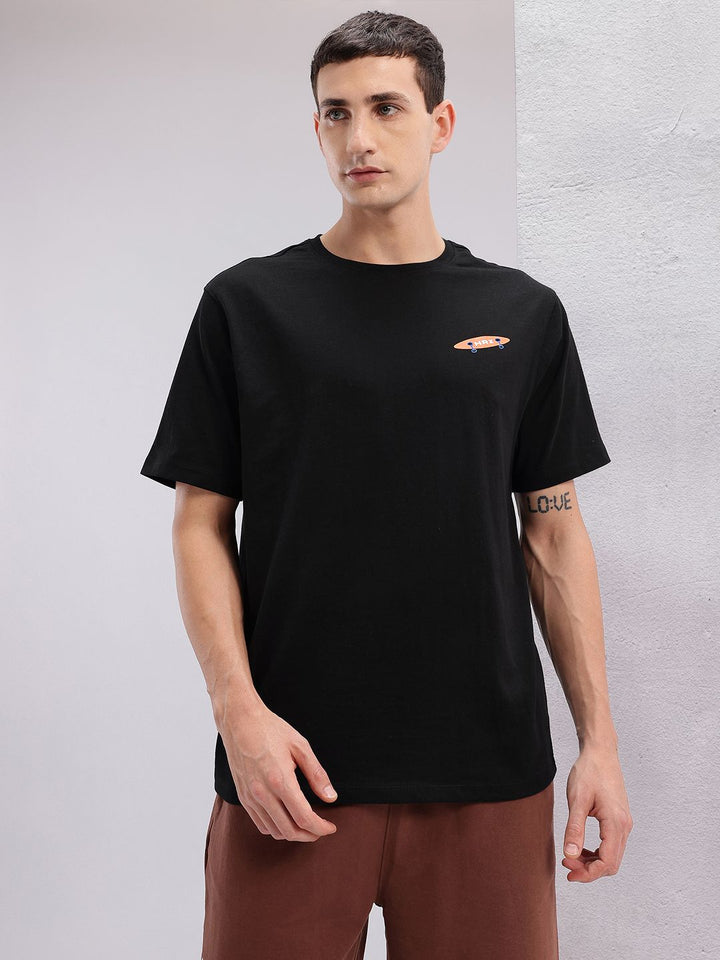 HRX by Hrithik Roshan Printed Drop-Shoulder Sleeves T-shirt