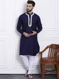 SOJANYA Mandarin Collar Straight Kurta