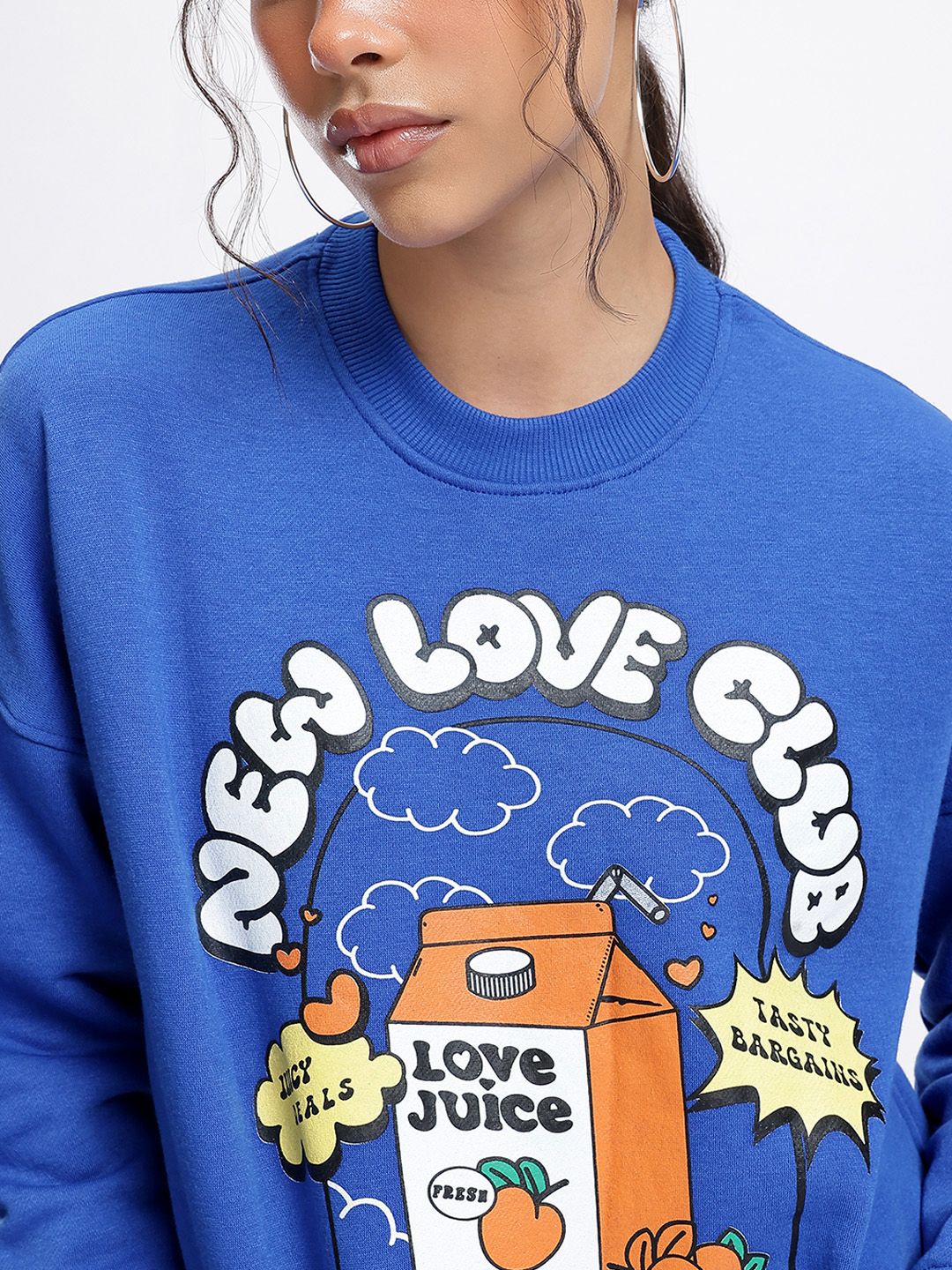 DressBerry New Love Club Graphic Sweatshirt