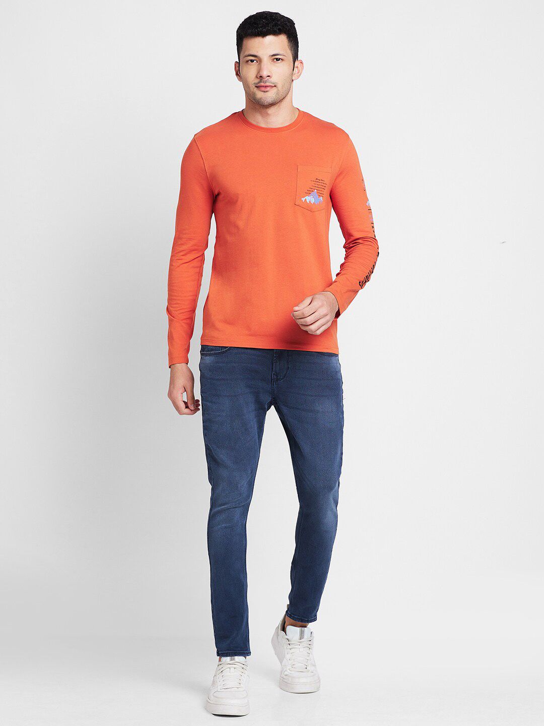 Being Human Round Neck Cotton T-shirt