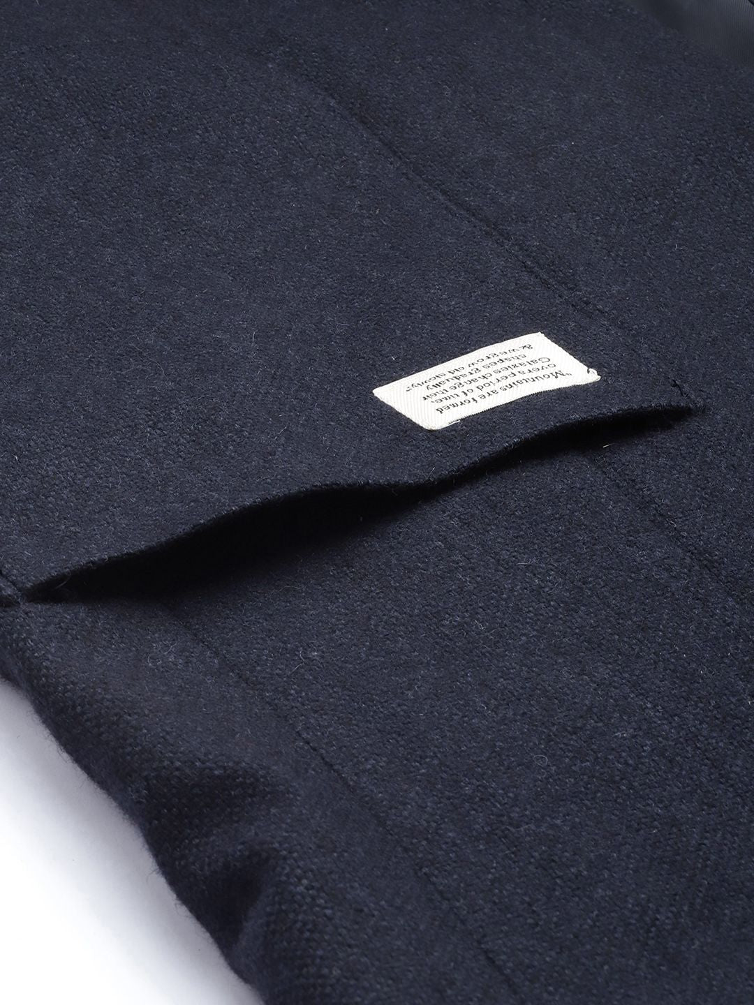 Mr.Bowerbird Solid Tailored Fit Casual Blazer