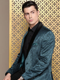 House of Pataudi Men Single-Breasted Tuxedo