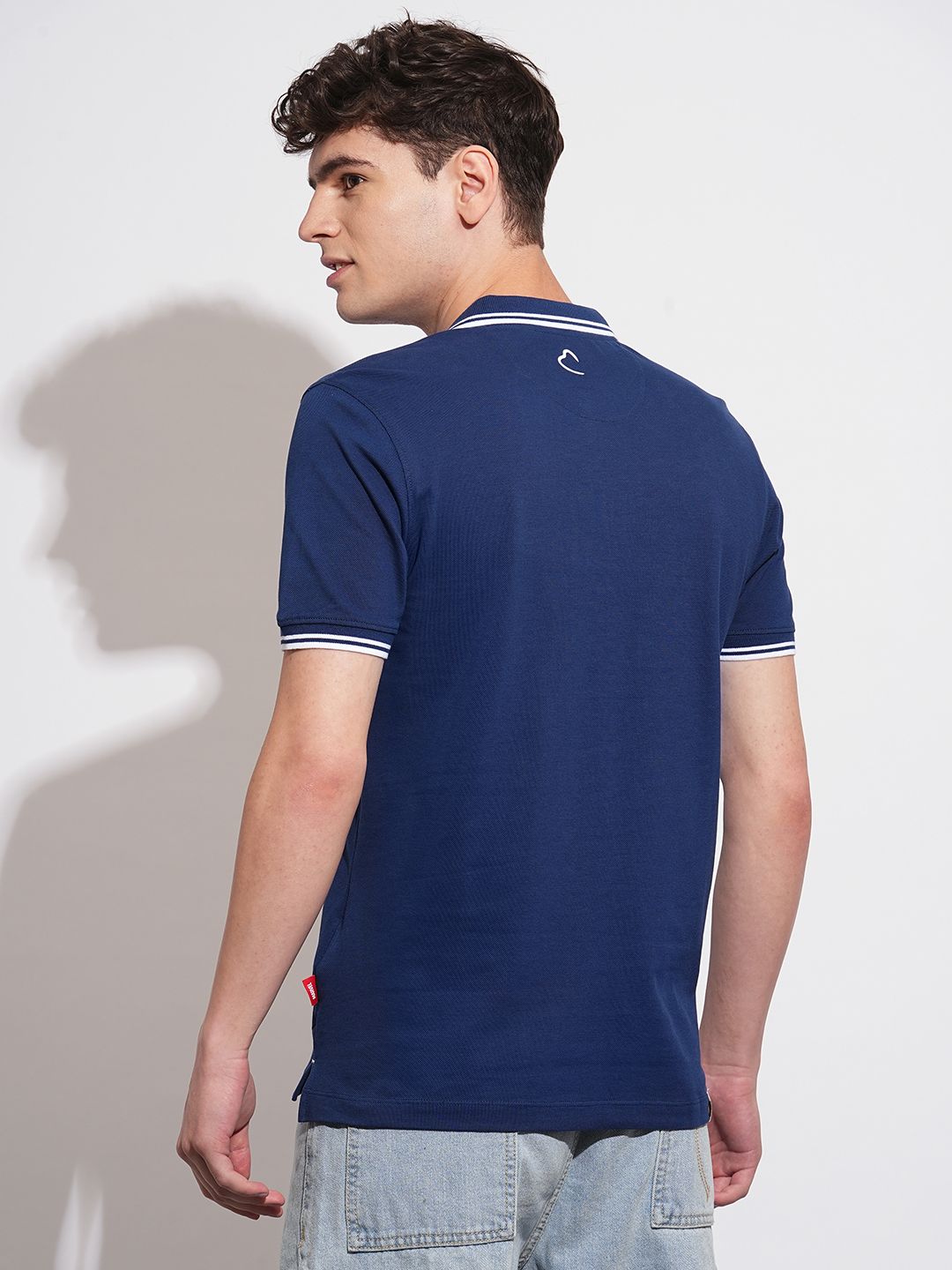 Being Human Polo Collar Pure Cotton T-shirt