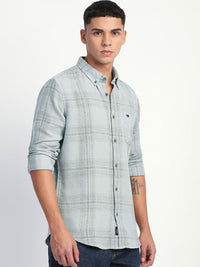 THE BEAR HOUSE Men Slim Fit Tartan Checks Opaque Checked Casual Shirt
