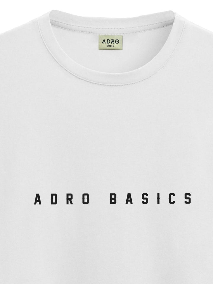 ADRO Men Typography Printed Raw Edge T-shirt