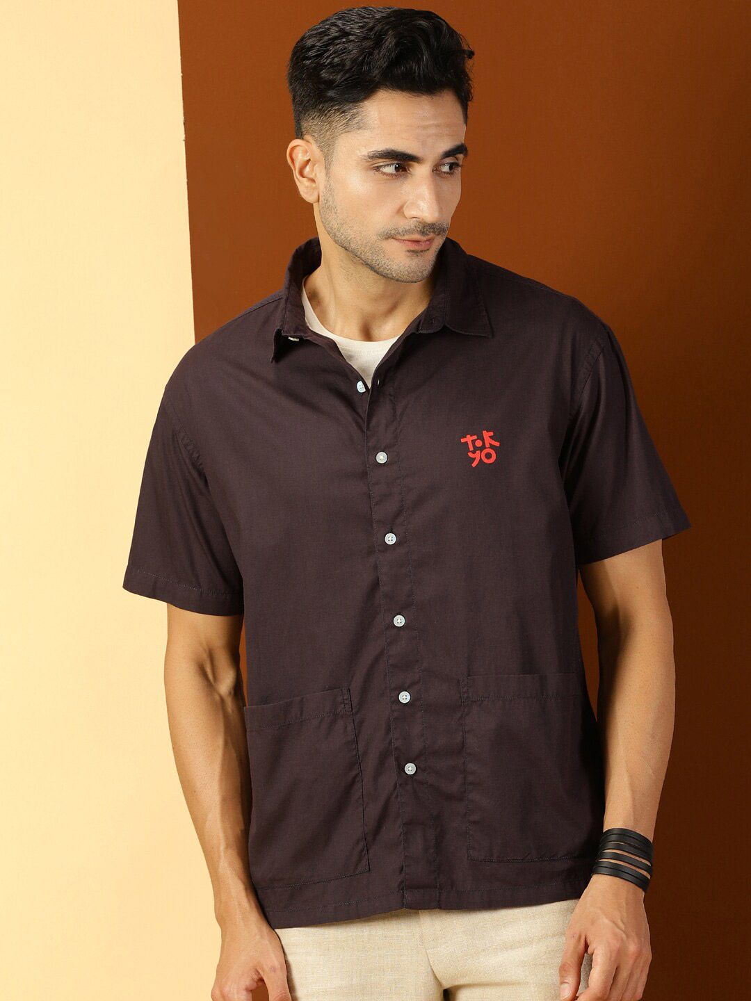 Thomas Scott Classic Boxy Short Sleeves Pure Cotton Casual Shirt