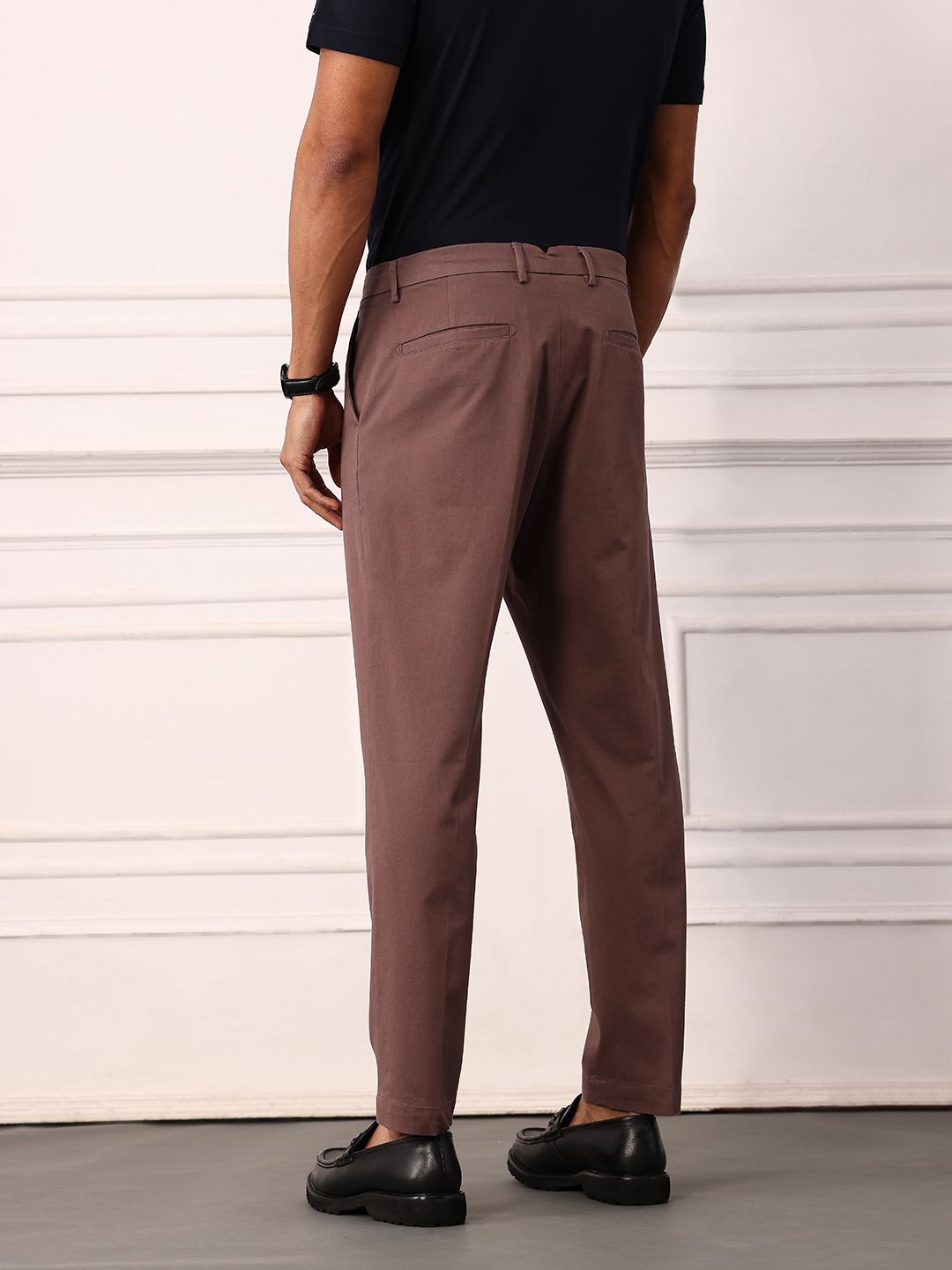 Mr Bowerbird Men Industry Mid-Rise Liberal Fit Chinos