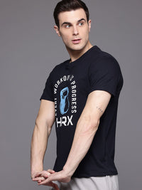 HRX by Hrithik Roshan Rapid-Dry Printed Training T-shirt