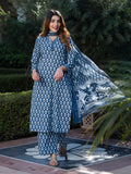 Kalini Floral Printed V-Neck Pure Cotton Straight Kurta dengan Palazzos dan Dupatta