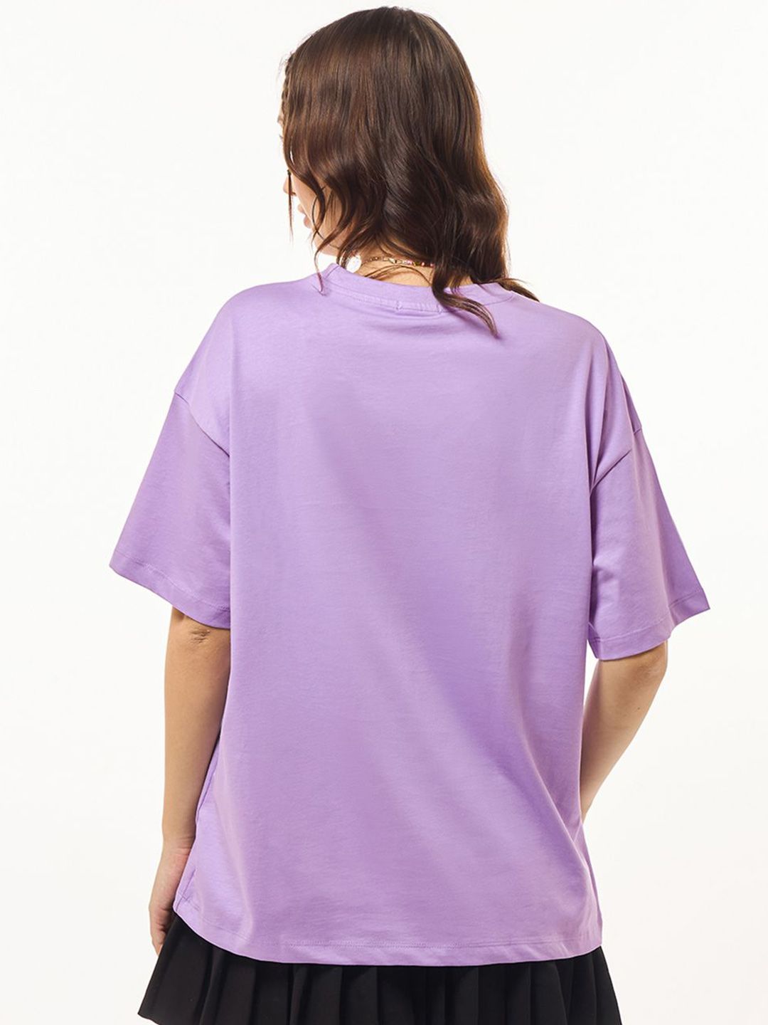 Bewakoof Women Printed Pure Cotton T-shirt