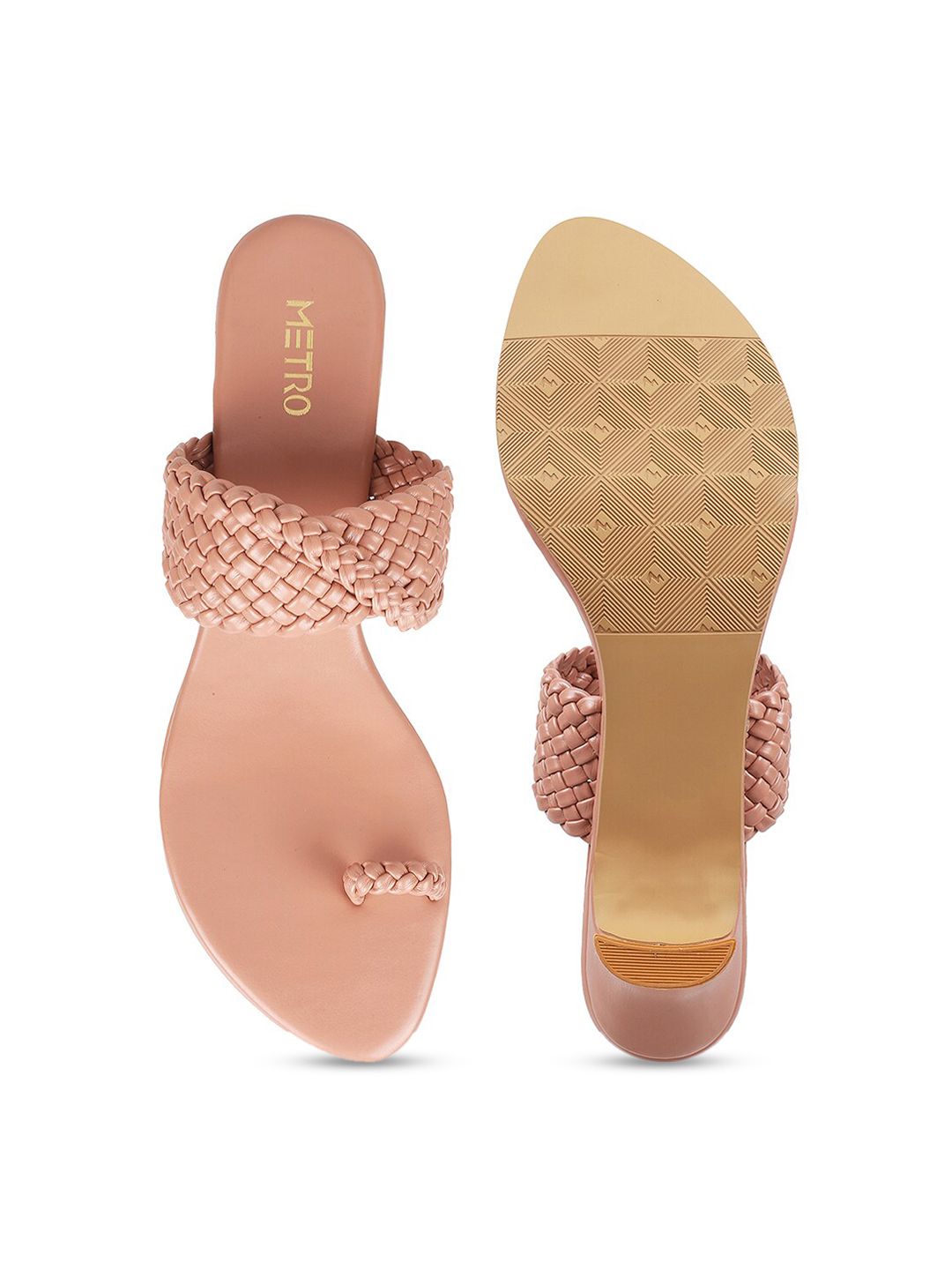 Metro Pink Kitten Sandals