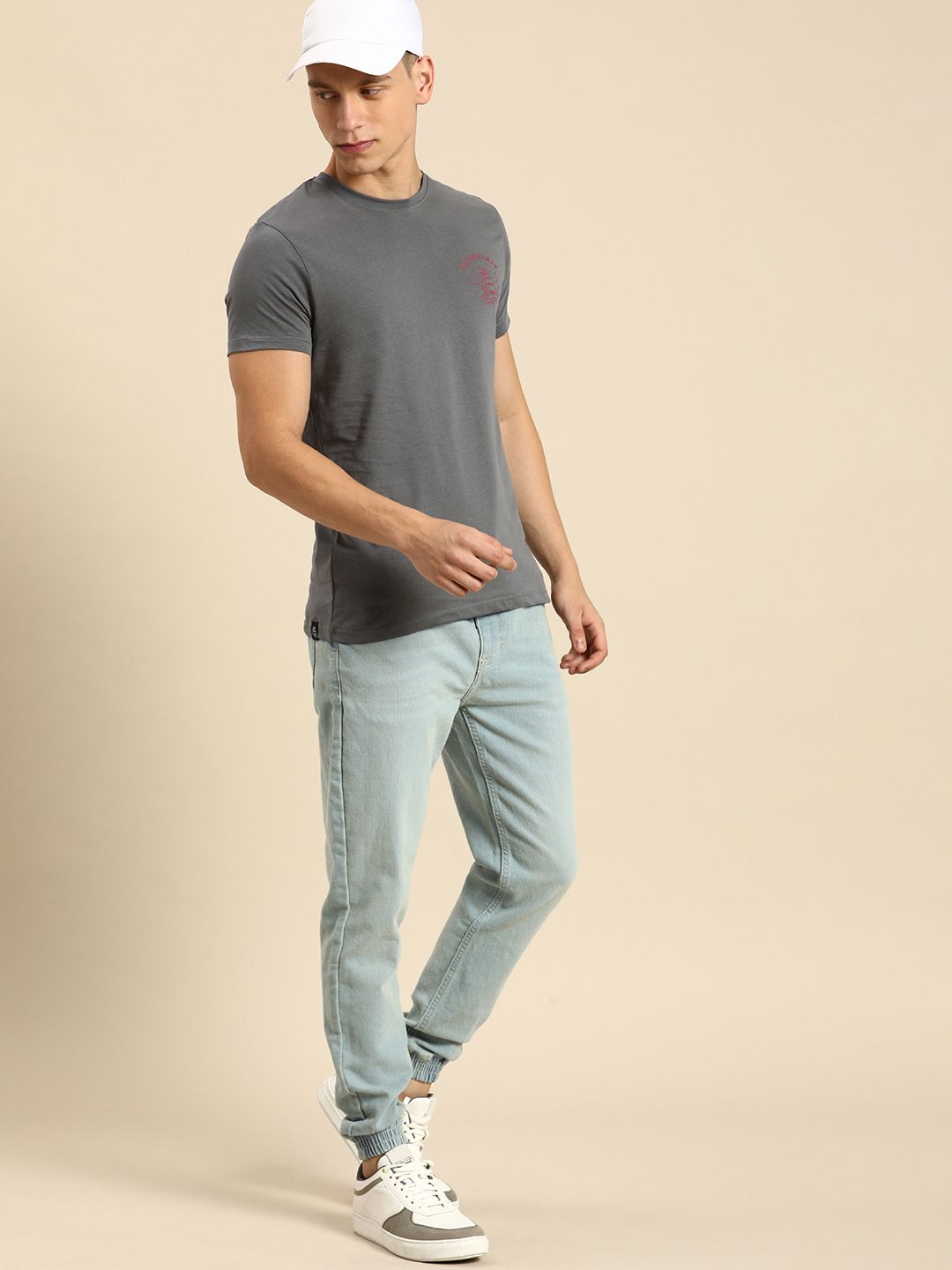 Being Human Pure Cotton Minimal Printed T-shirt