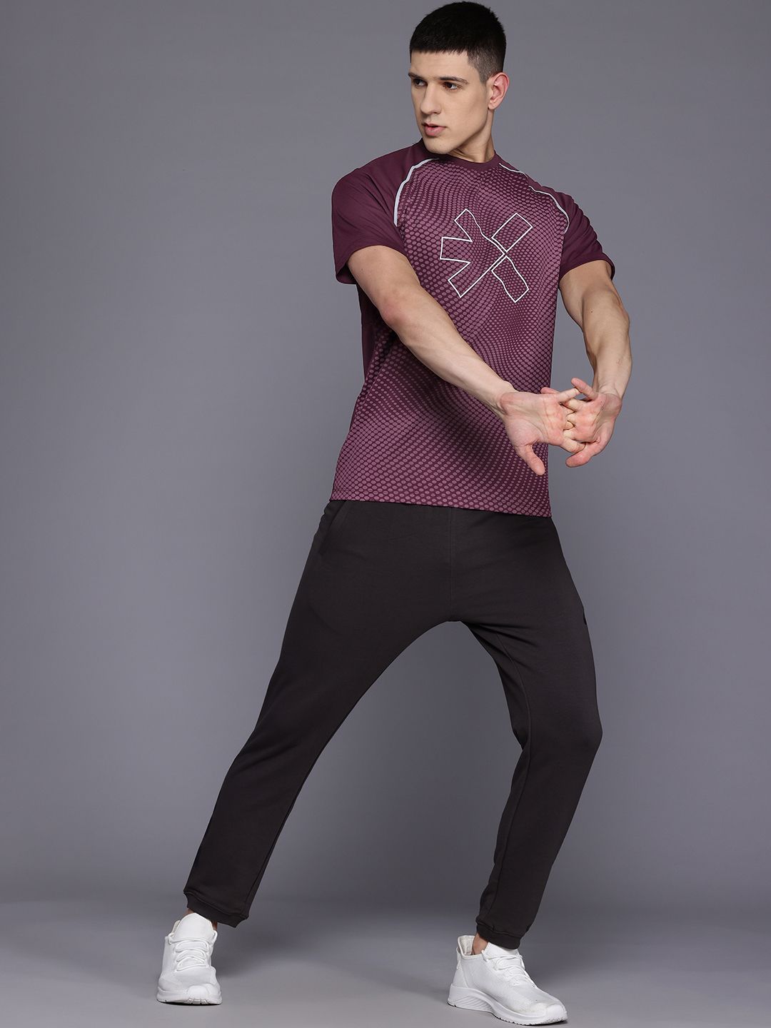 HRX by Hrithik Roshan Printed Rapid-Dry Training T-shirt