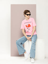 DILLINGER Printed Oversized Pure Cotton T-shirt