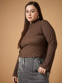 SASSAFRAS Curve Slit Sleeve Top