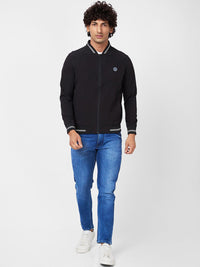 SPYKAR Henley Collar Bomber Jacket