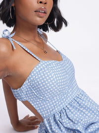 DressBerry Check Mate Picnic Perfect Midi Dress