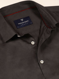 Thomas Scott Men Cotton Premium Slim Fit Opaque Formal Shirt